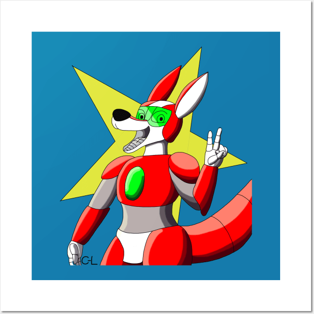 Kiroo the Roobot Wall Art by Cyborg-Lucario